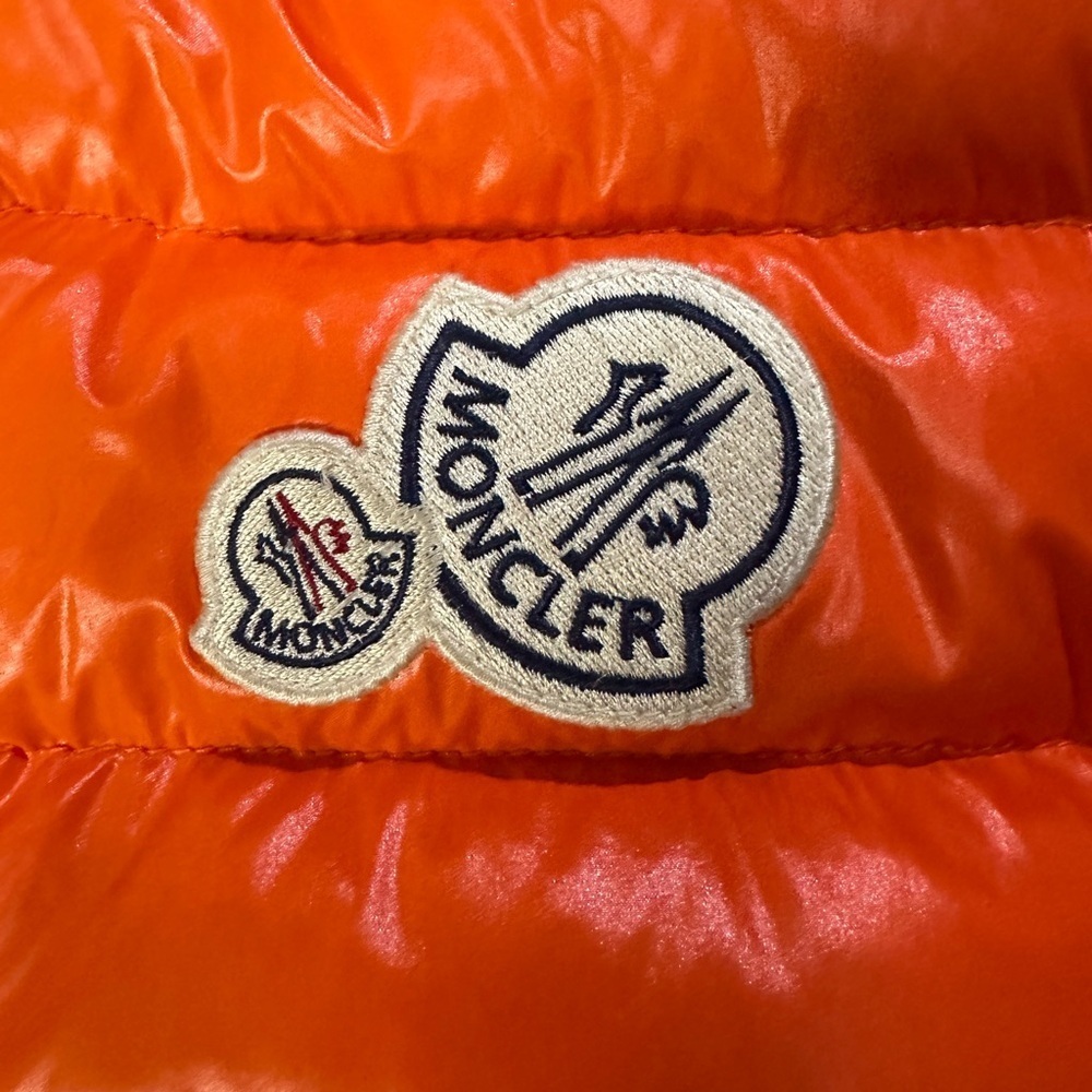 MONCLER kids puff jacket in orange - Picture 3 of 17